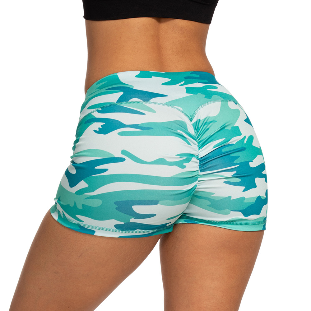 Factory custom printing fitness yoga sport shorts women gym shorts for ladies activewear shorts