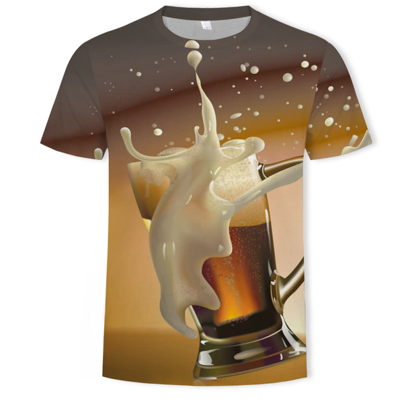 Polyester spandex Men Custom digital sublimation all over Printed Cotton custom 3d T shirt with custom t shirt printing