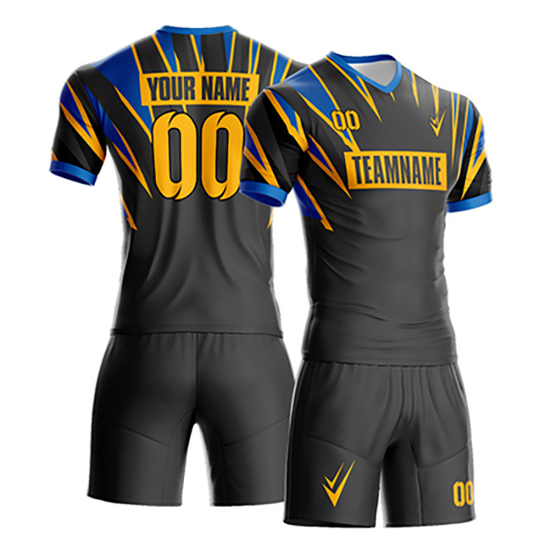 Hot Sale Sublimation Football Uniform plain blank OEM Custom made Soccer Jersey soccer uniform