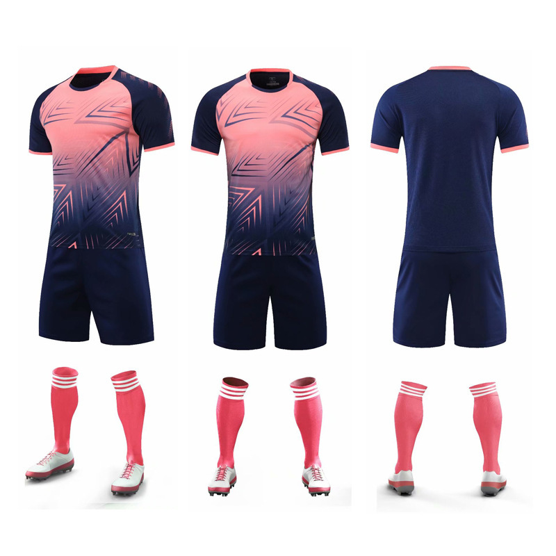 Custom Sublimated Soccer Team Uniform Football Jersey Shirt Design Sublimation Reversible Custom Soccer Uniform