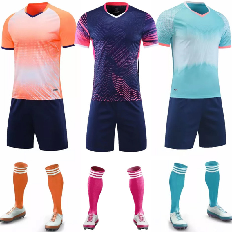 Custom Sublimated Soccer Team Uniform Football Jersey Shirt Design Sublimation Reversible Custom Soccer Uniform