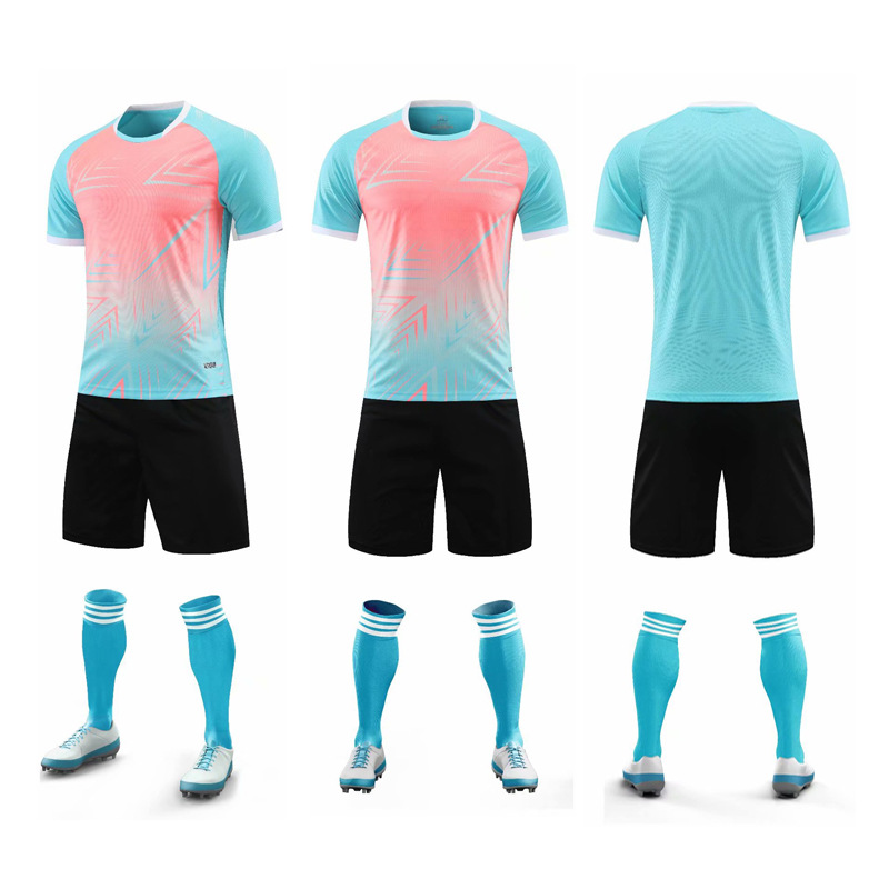 Custom Sublimated Soccer Team Uniform Football Jersey Shirt Design Sublimation Reversible Custom Soccer Uniform