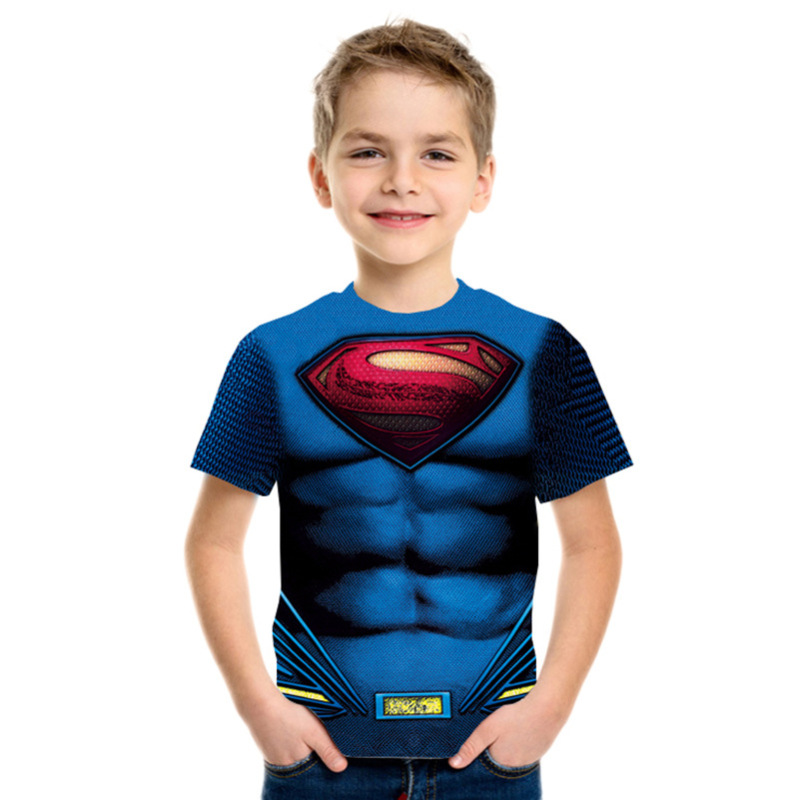 Hot Sale 3D Digital Print Sublimation kids T Shirt With Custom Sport shirt for kids