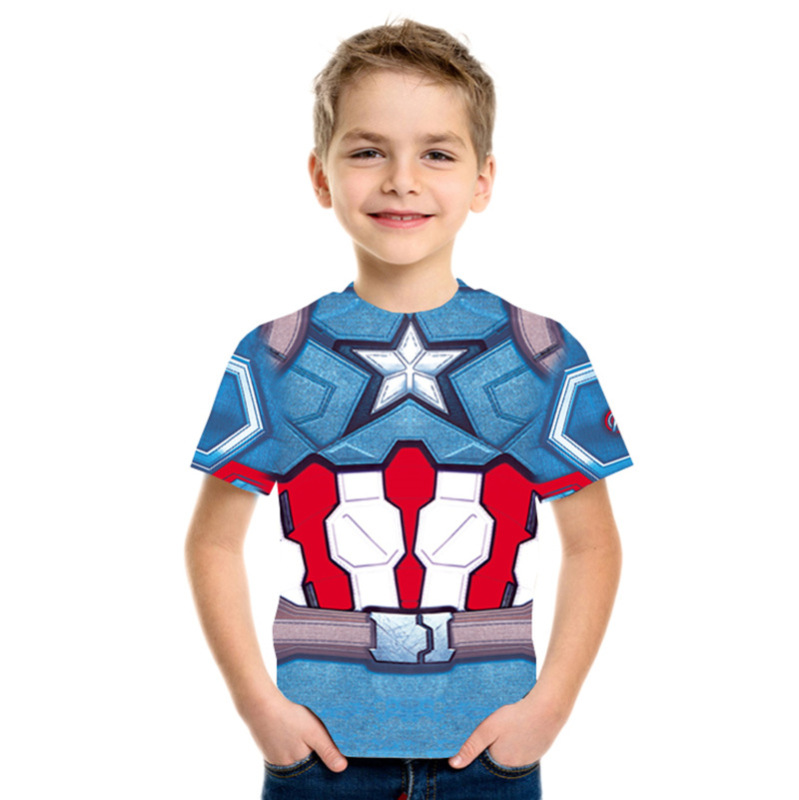 Hot Sale 3D Digital Print Sublimation kids T Shirt With Custom Sport shirt for kids