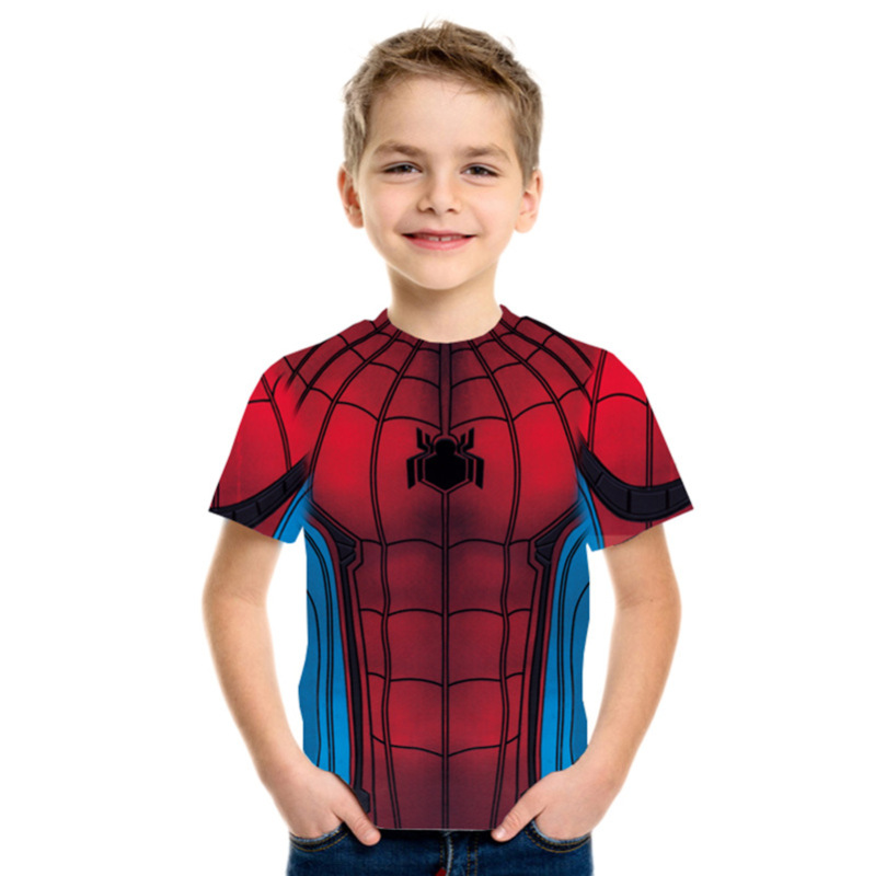 Hot Sale 3D Digital Print Sublimation kids T Shirt With Custom Sport shirt for kids