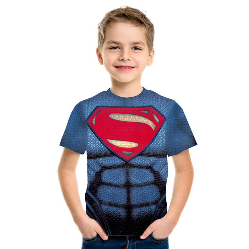 Hot Sale 3D Digital Print Sublimation kids T Shirt With Custom Sport shirt for kids