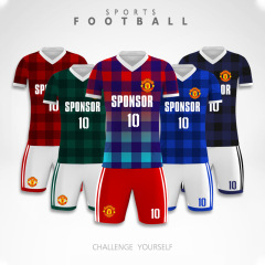 Custom Football Jerseys Design Shirts Youth Uniforms Football Kit Soccer Jersey