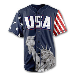 High Quality Custom sublimated Team Name Logo Number Printing Full Button Down Custom Baseball Jersey