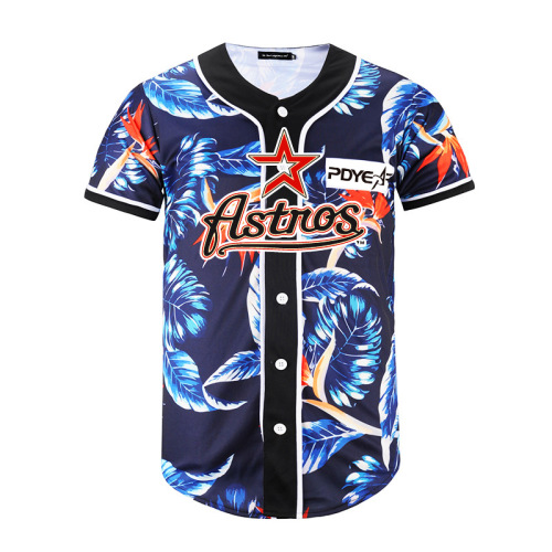 Wholesale sublimation team name and number printed striped line sports baseball uniform jacket women's men's baseball jersey