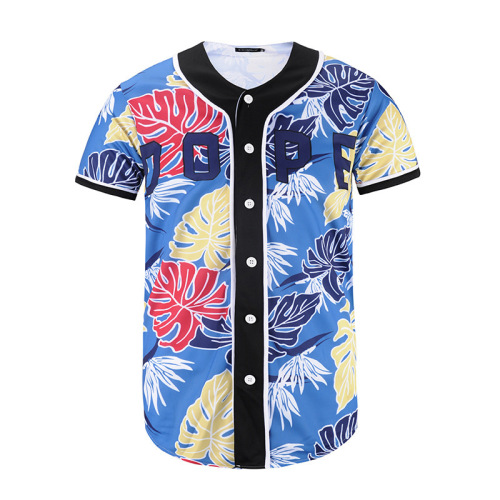 Wholesale sublimation team name and number printed striped line sports baseball uniform jacket women's men's baseball jersey