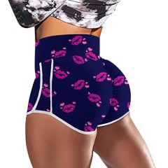 Wholesale Custom print Booty Shorts Workout Fitness Yoga Gym Shorts Biker Shorts Women