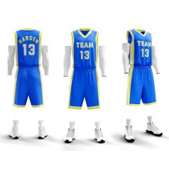 Men Professional Breathable Latest Custom Basketball Jersey Design Plain Basketball Jerseys Uniform Set