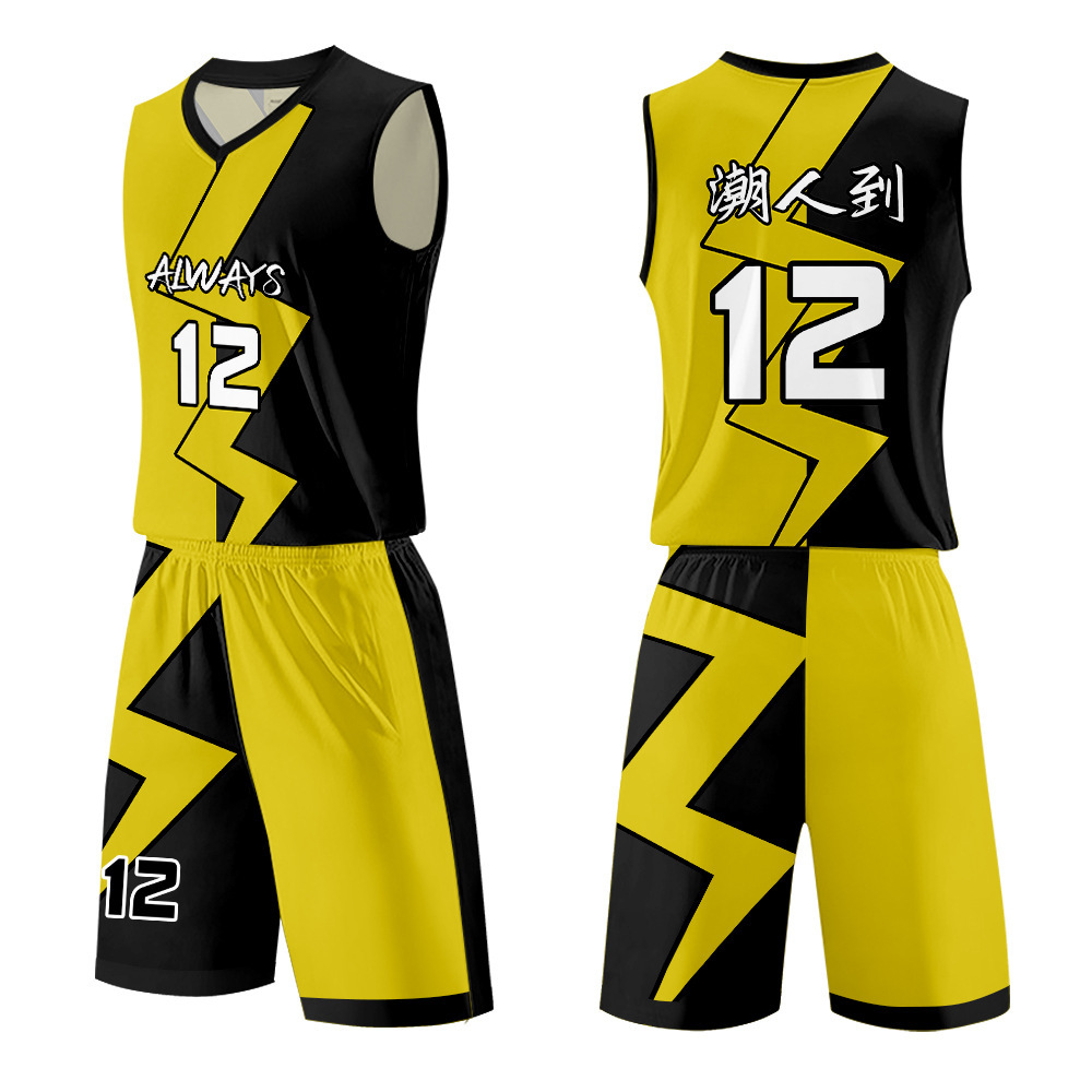 Latest Design Basketball Jersey With Sublimation Best Quality Wholesale Basketball Uniforms For Sale