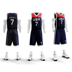 Men Professional Breathable Latest Custom Basketball Jersey Design Plain Basketball Jerseys Uniform Set