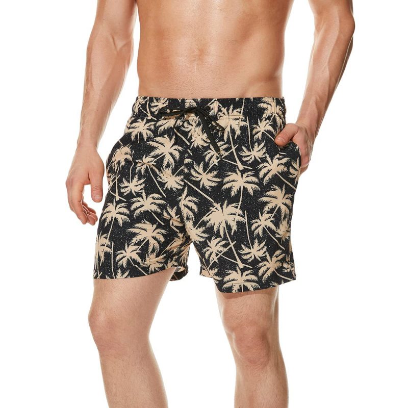 OEM Waterproof Boardshorts 4 Way Stretch Recyclable Fabric Beach Shorts Men Surfing Board Short Swim Trunks