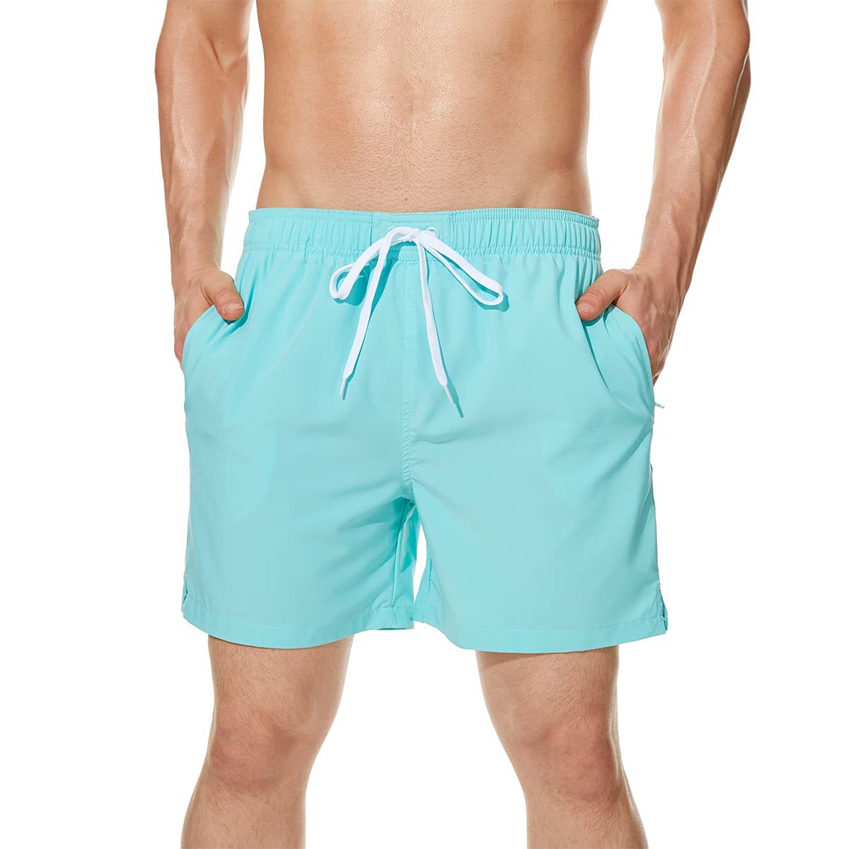 OEM Waterproof Boardshorts 4 Way Stretch Recyclable Fabric Beach Shorts Men Surfing Board Short Swim Trunks