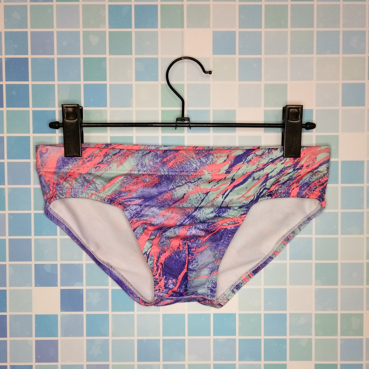 Custom Spandex Polyester Men Swim Briefs Summer Men's Beach Wear Print Trunks