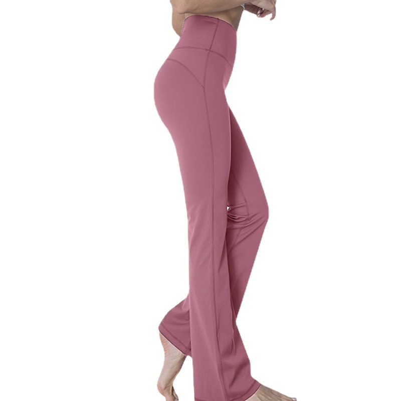 Women's Yoga Pants High Waist Workout Stretch Tummy Control Work Trouser Flare Pants