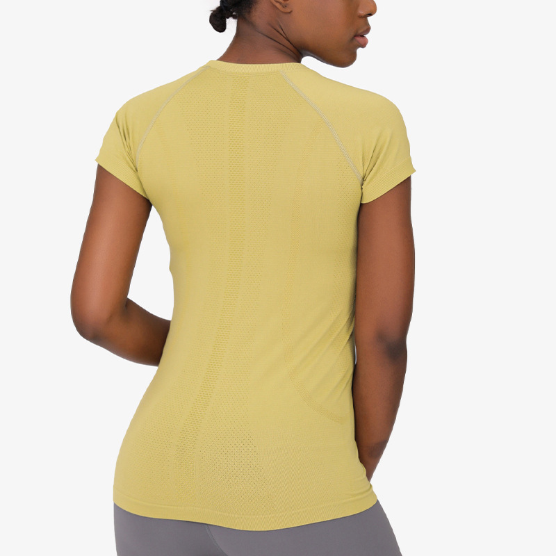 Quality Wholesale Running T Shirts Ladies Workout T Shirt Yoga Sport T Shirt