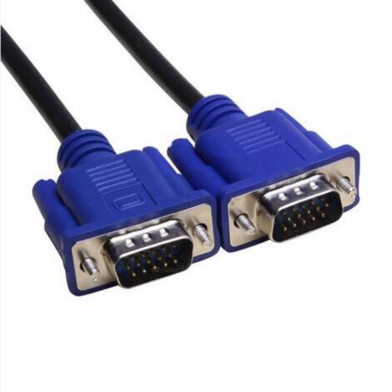 Lodalink HD15 VGA Male to VGA Male Monitor Cable 1m-25m, Black