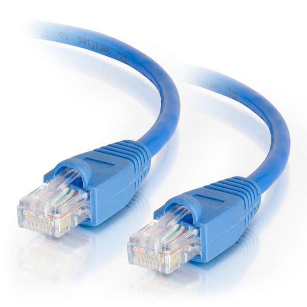 Lodalink Cat5e Snagless UTP Unshielded Ethernet Network Patch Cable - Blue