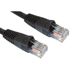 Lodalink Cat5e Snagless UTP Unshielded Ethernet Network Patch Cable -Black