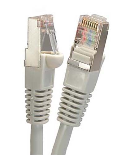 Lodalink Cat5e Snagless Shielded (STP) Ethernet Network Patch Cable - Gray