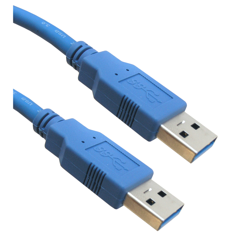 Lodalink USB 3.0 Type A Male to Type A Male Cable, blue