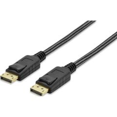 Lodalink DisplayPort DP Male to DP Male Cable-Braided, Black