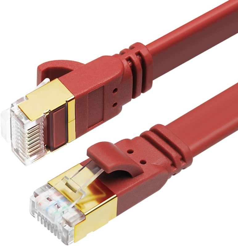 Lodalink CAT 8 Networking Patch Cable, Flat Type