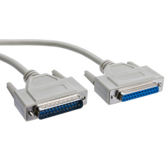 Lodalink DB25 Male to Female Serial Extension RS232 Cable