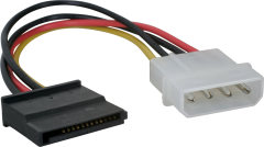 Lodalink PC Molex IDE to Serial ATA Power Adapter Cable