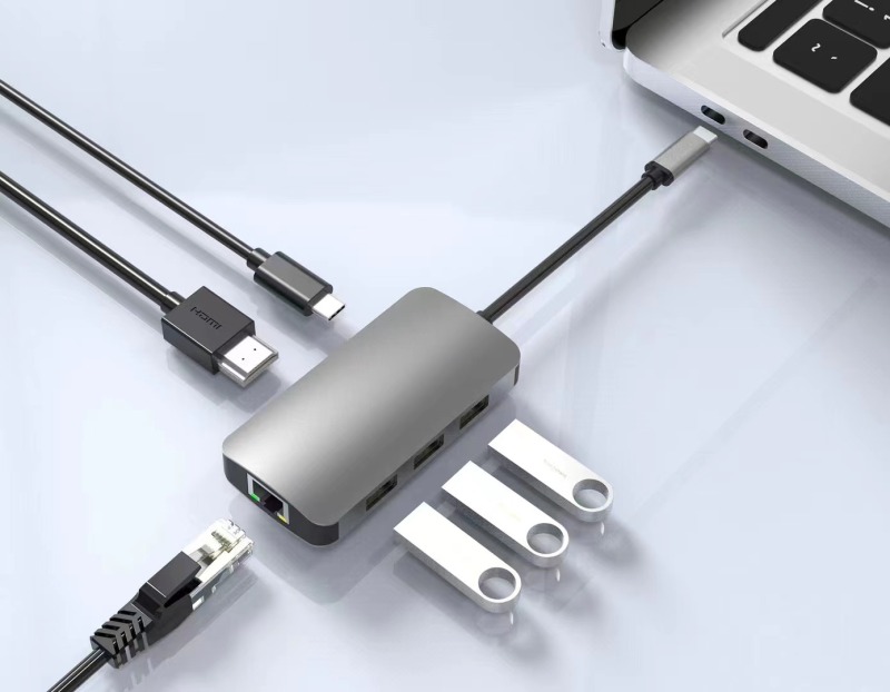 Lodalink 6-in-1 USB-C Type C Hub
