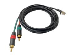 Lodalink RJ45 Male to Dual RCA Male Cable