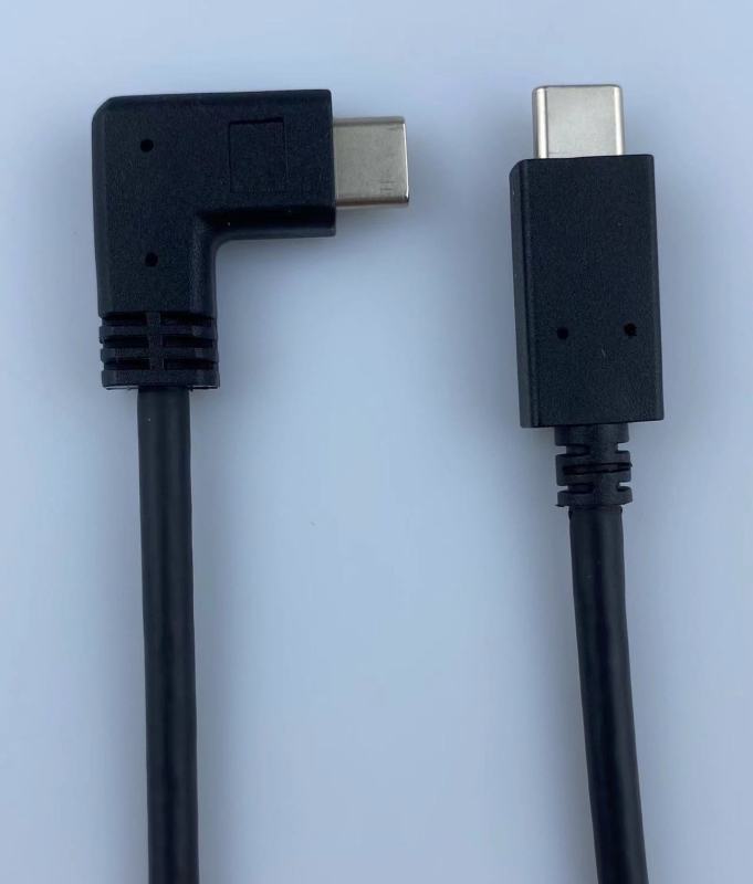 Lodalink USB-C 3.1 Gen2 Right Angled Male to Male Cable 10GB