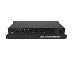 Lodalink 4 Channel Balanced XLR Bidirectional Audio over ST/SC/FC/LC Fiber Extender