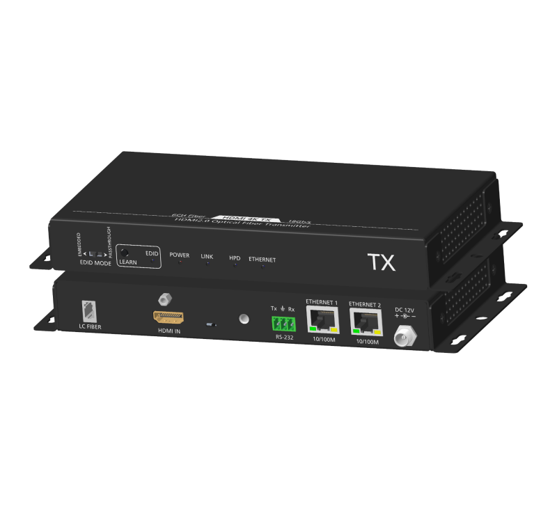 Lodalink HDMI 2.0 Single Fiber Extender with Audio: SM Fiber