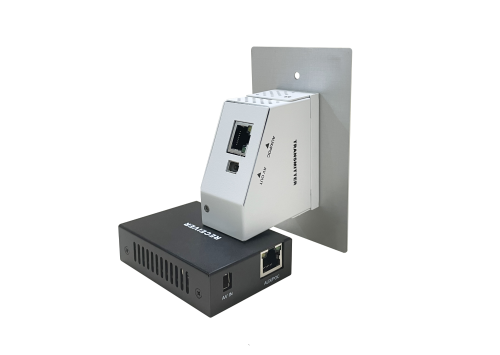 Lodalink HDMI 2.0 Extender Over Single Fiber With 4K@60HZ Wall Plate Transmitter | POC