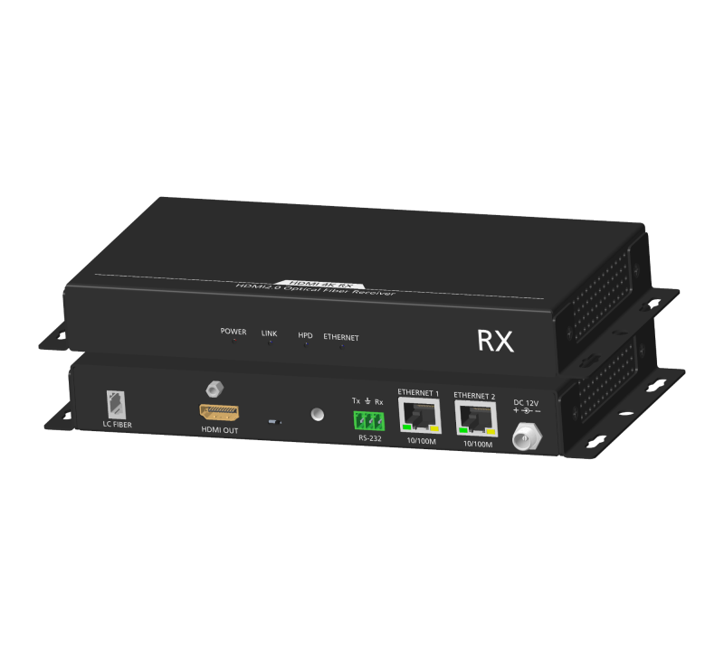 Lodalink HDMI 2.0 Single Fiber Extender with Audio: SM Fiber