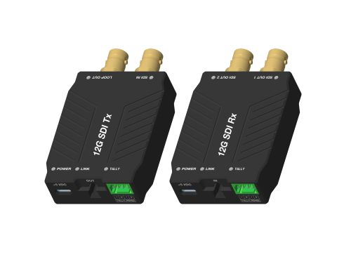 Lodalink 12G SDI Transceiver: 2 port / with SDI loop out