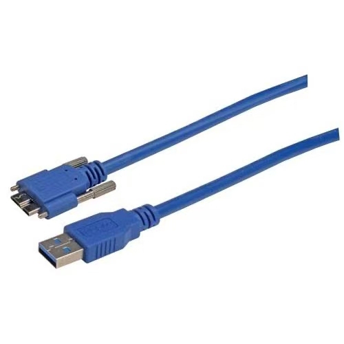 Lodalink Industrial Grade USB 3.0 Cable, Type A to Micro B with Thumbscrew Hardware