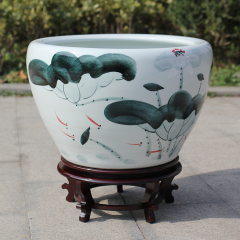 Various Large Chinese Famille Rose Porcelain Ceramic Plant Pots For Garden