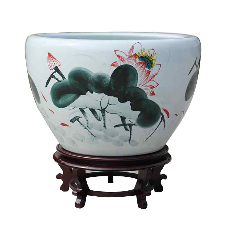 Various Large Chinese Famille Rose Porcelain Ceramic Plant Pots For Garden