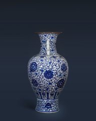 Large Chinese Hand Painted Dragon Ceramic Blue and White Porcelain Floor Vases
