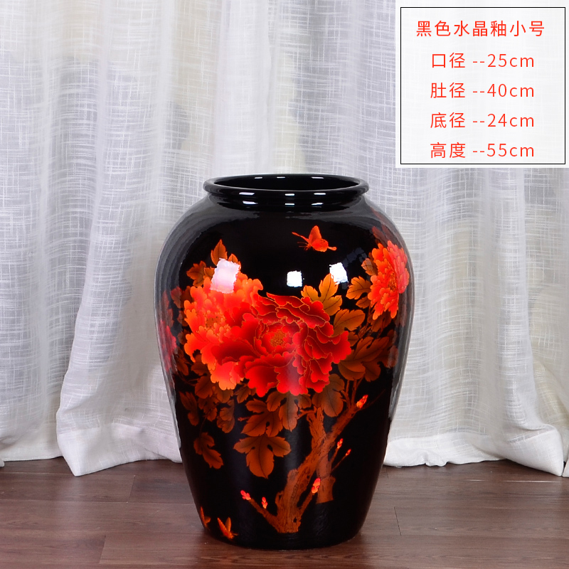 Large Chinese Hand Painted Dragon Ceramic Blue and White Porcelain Floor Vases