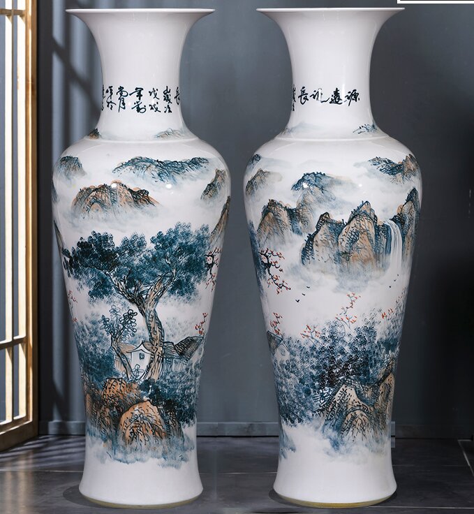 chinese hand painted porcelain vases