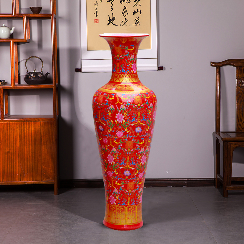 Large Chinese Hand Painted Dragon Ceramic Blue and White Porcelain Floor Vases