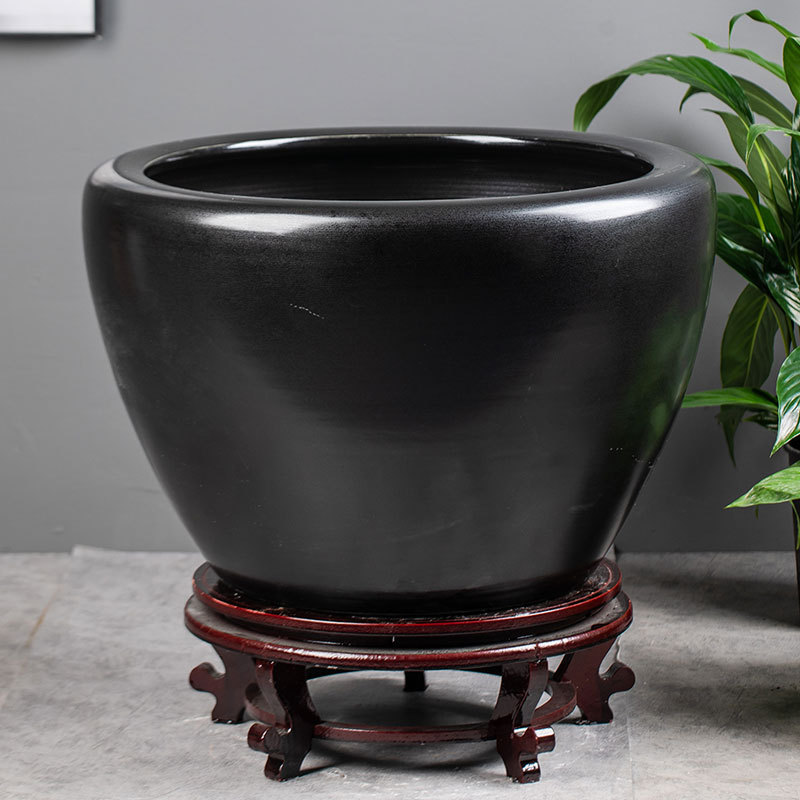 Luxury Large Chinese Colorful Porcelain Ceramic Plant Pots For Garden