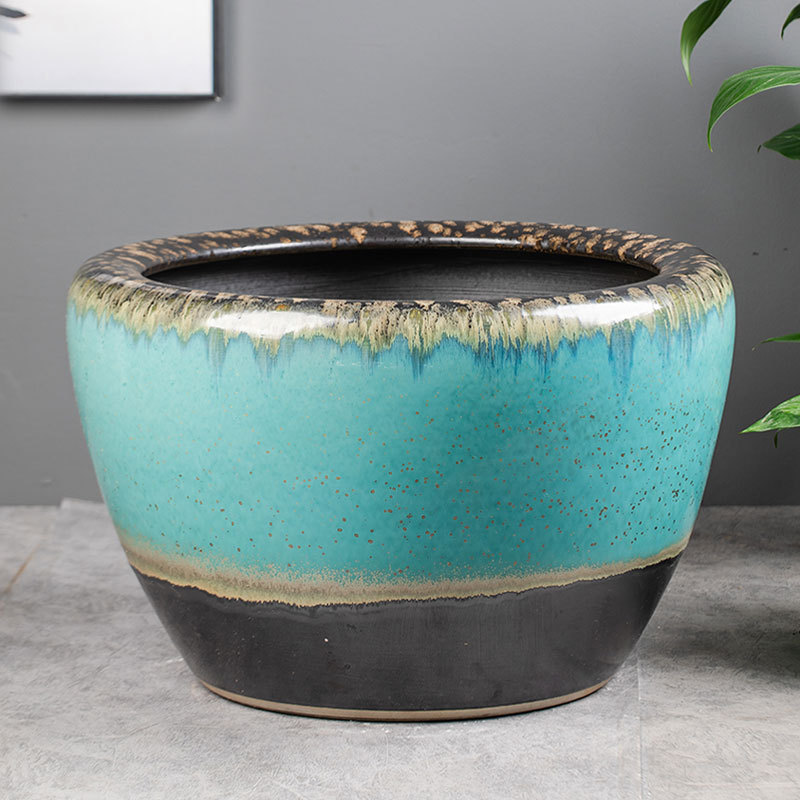 Luxury Large Chinese Colorful Porcelain Ceramic Plant Pots For Garden