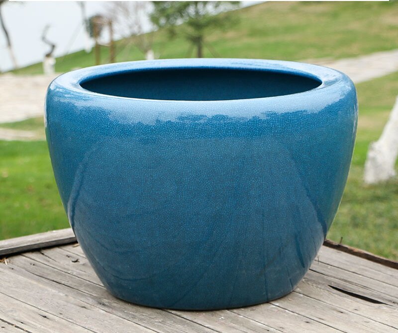 Luxury Large Chinese Colorful Porcelain Ceramic Plant Pots For Garden